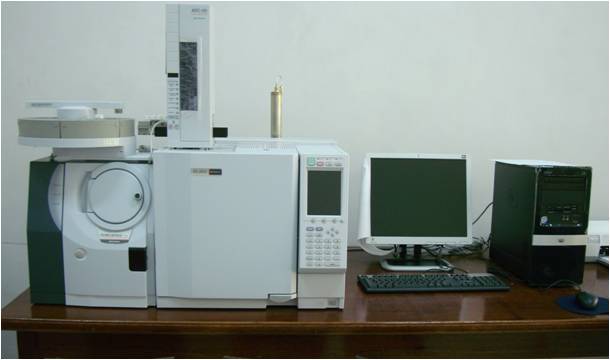 Gas Chromatography–Mass Spectrometry (GCMS) Merk : Shimadzu ; Type : GCMS QP2010 Plus