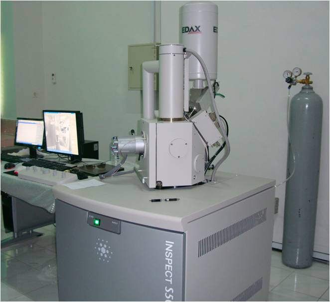 Scanning Electron Mycroscopy (SEM) Merk FEI, Type: Inspect-S50